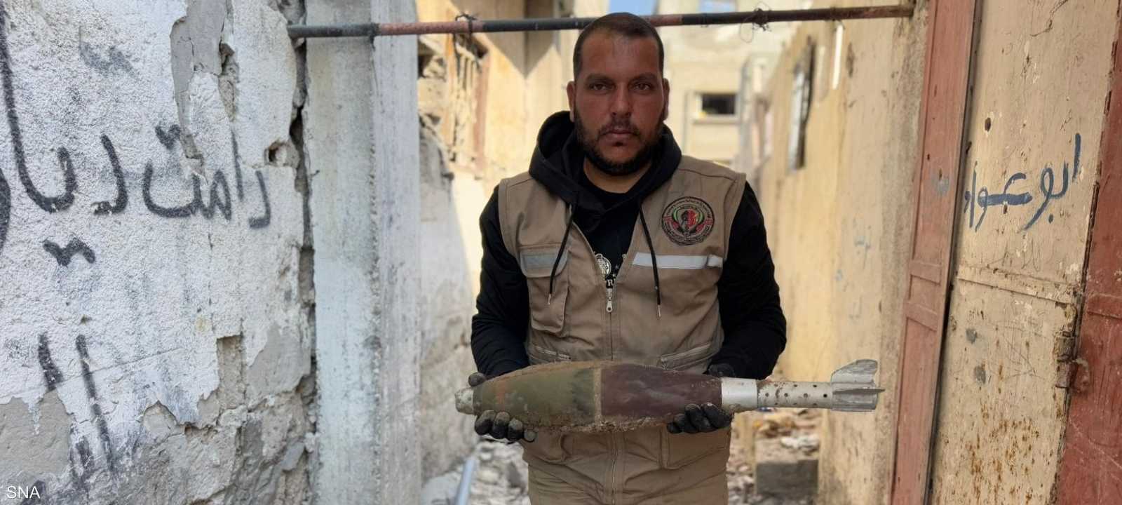 الذخائر منتشرة في كل مكان تقريبا