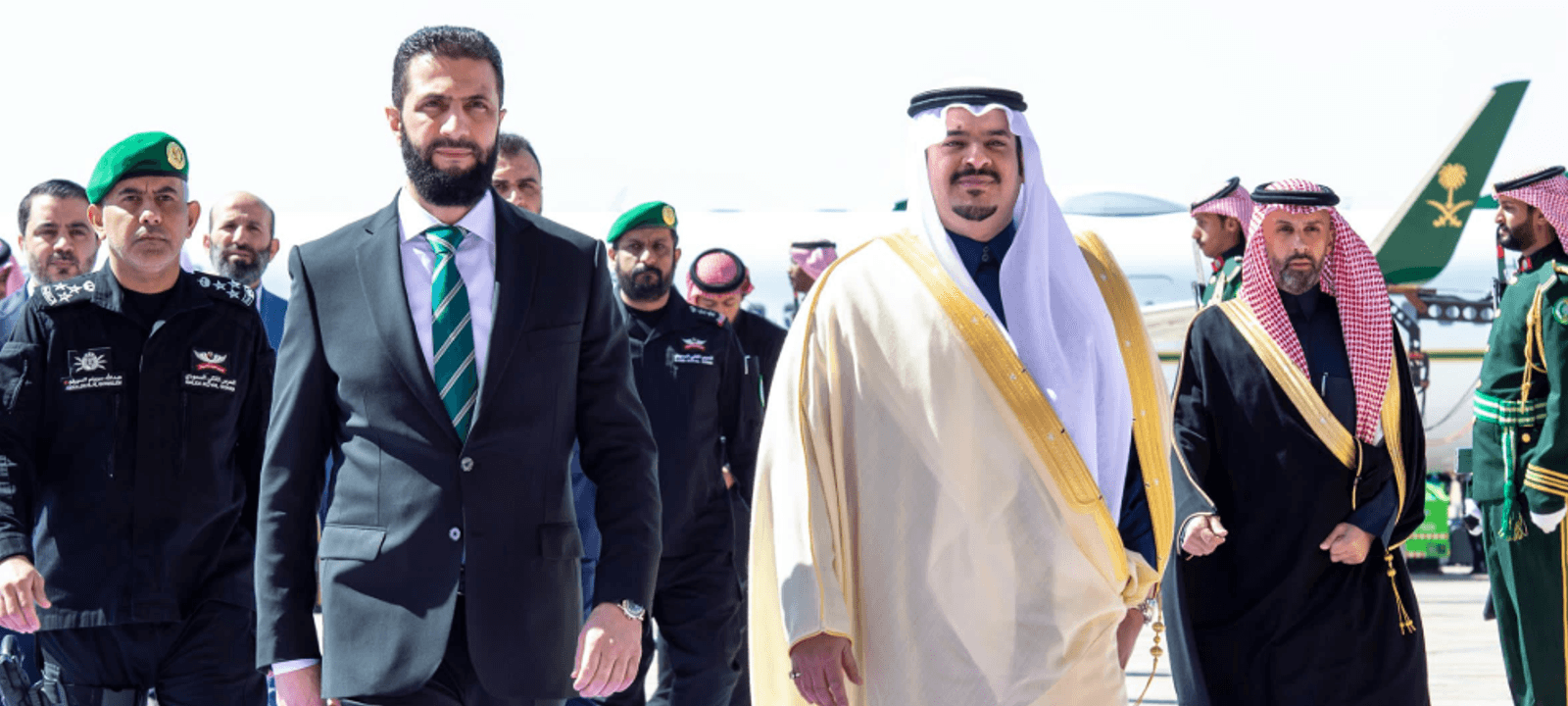 تعتبر هذه أول زيارة خارجية للشرع منذ توليه السلطة