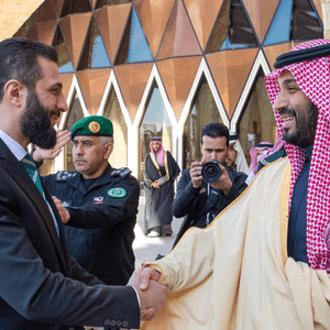 الأمير محمد بن سلمان وأحمد الشرع