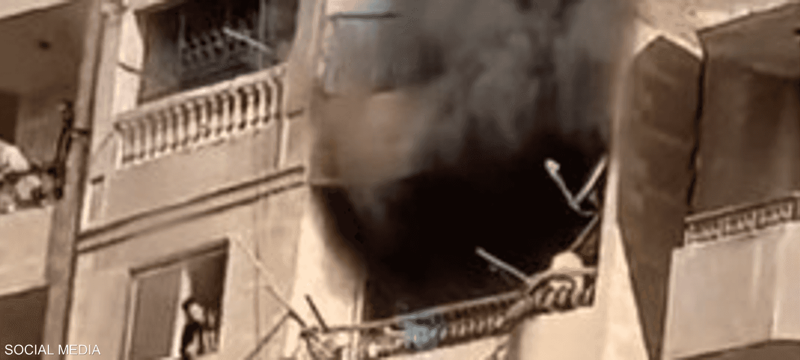 حريق بشقة في فيصل بالجيزة
