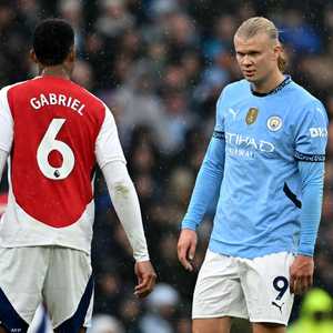 هالاند استفز لاعبي أرسنال في الذهاب