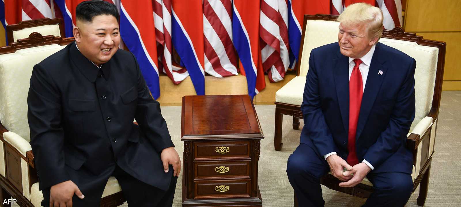 أرشيفية للقاء بين ترامب وكيم جونغ أون