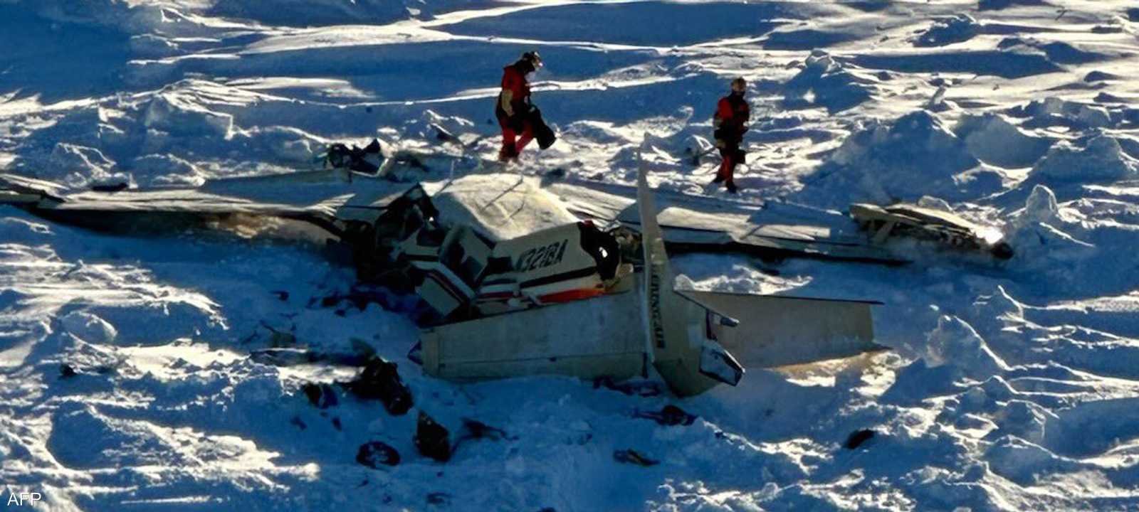 حطام "الطائرة الأميركية" في ألاسكا