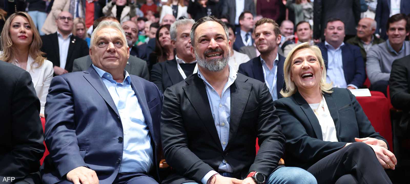 زعماء اليمين في فرنسا وإسبانيا وهنغاريا