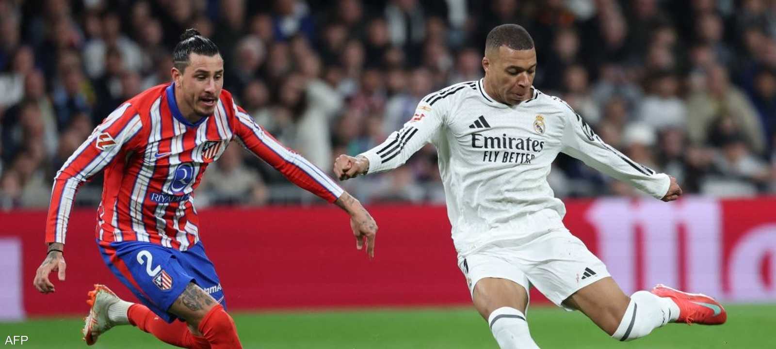 مبابي سجل هدف التعادل أمام أتليتكو مدريد