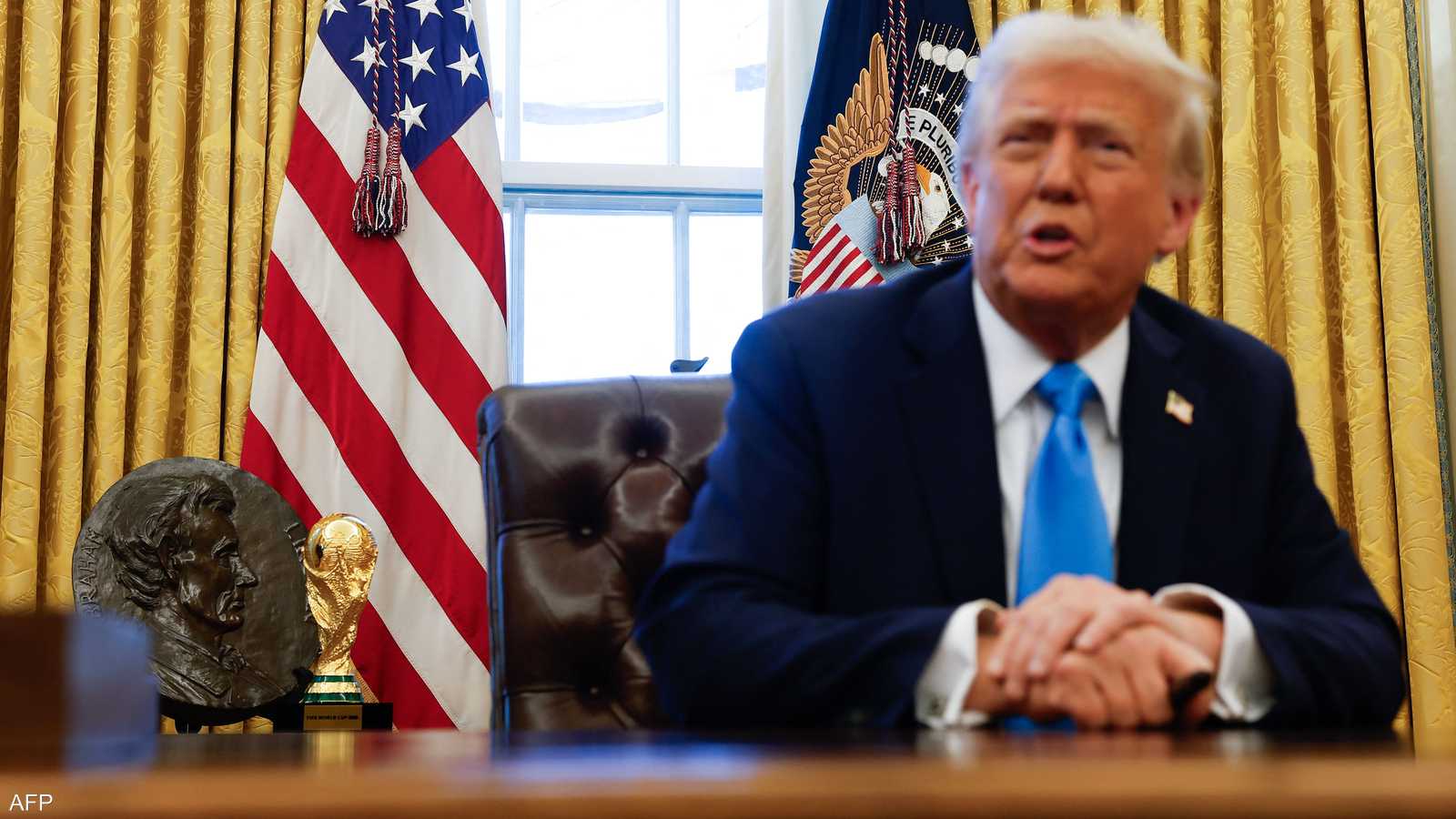 كأس العالم في المكتب البيضاوي أثار التساؤلات