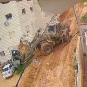 جرافات إسرائيلية في نور شمس