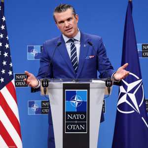 هيغسيث خلال حديثه