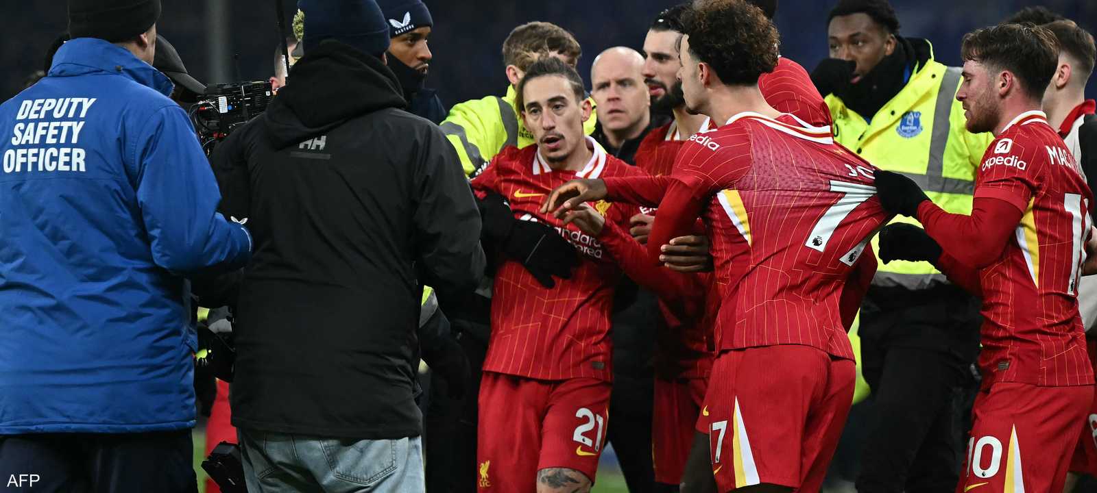 المباراة شهدت أحداثا مؤسفة بعد نهايتها