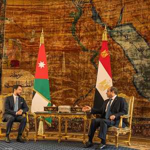 السيسي التقى ولي العهد الأردني بالقاهرة