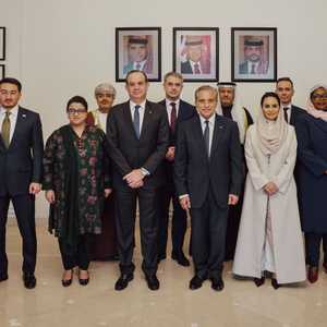 رئيس الوزراء الأردني ورؤسا الوفود المشاركة