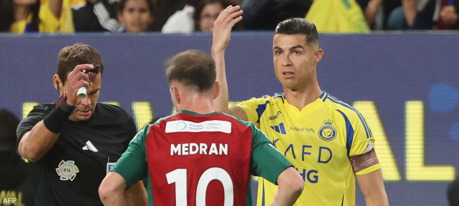 رونالدو كان سيئا أمام الاتفاق، وفقا للجماهير.