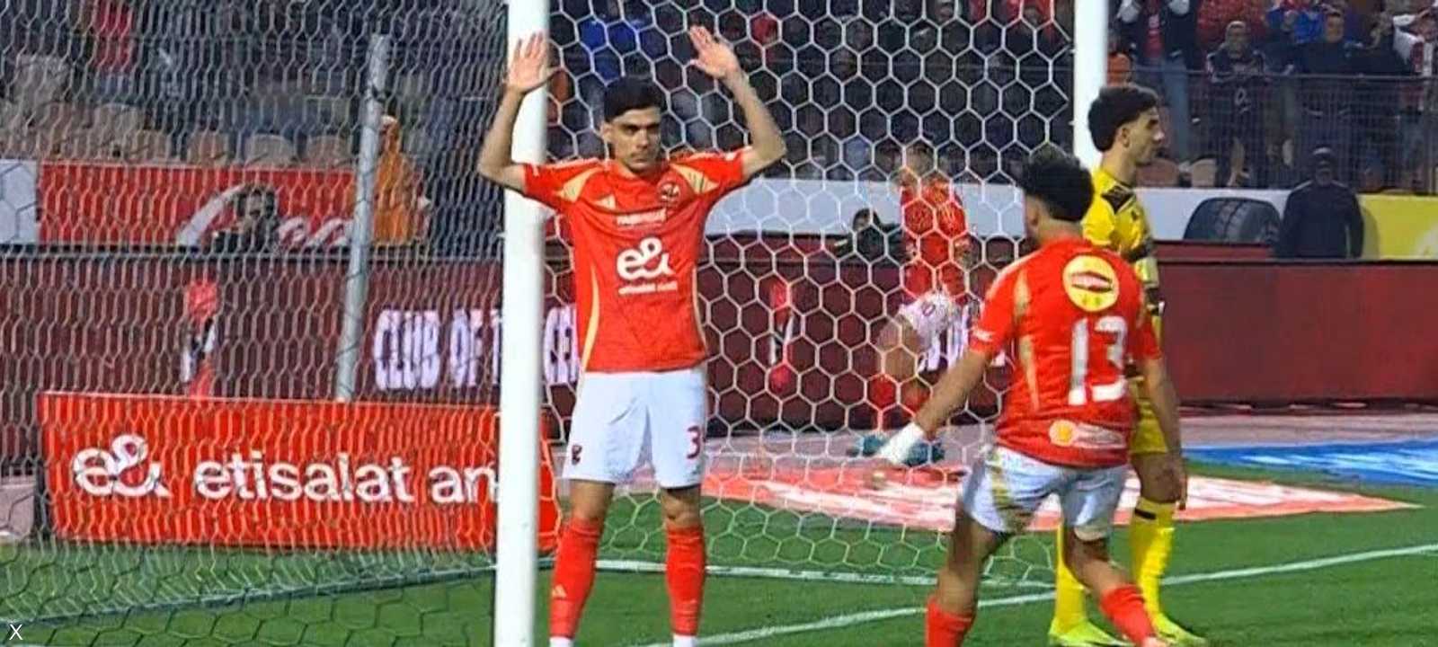 لحظة تسجيل بن شرقي للهدف