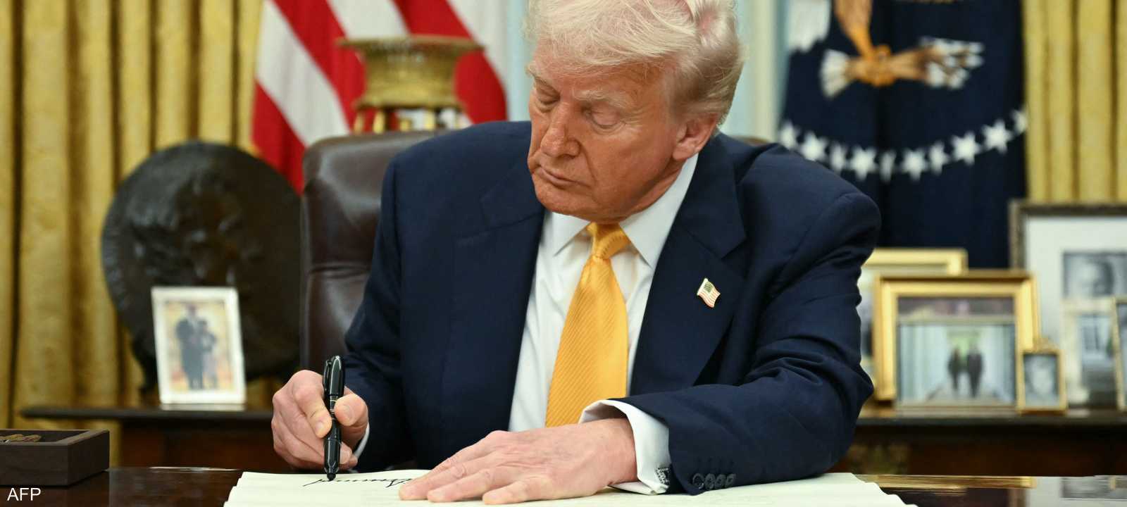 ترامب وقع مرسوما في 20 يناير بتجميد المساعدات الخارجية