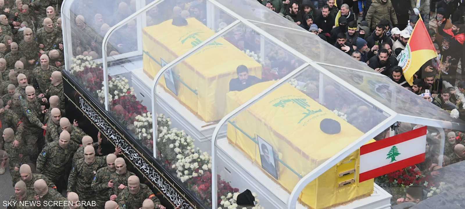 تصعيد إسرائيلي ورسائل سياسية في وداع نصر الله وصفي الدين