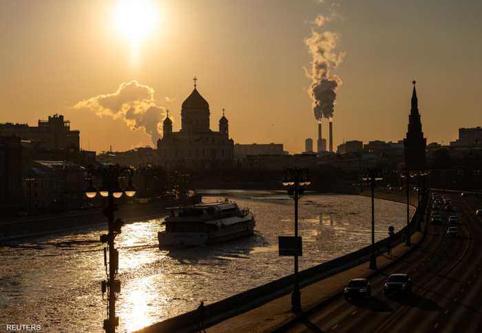 اقتصاد روسيا -  نهر موسكفا موسكو