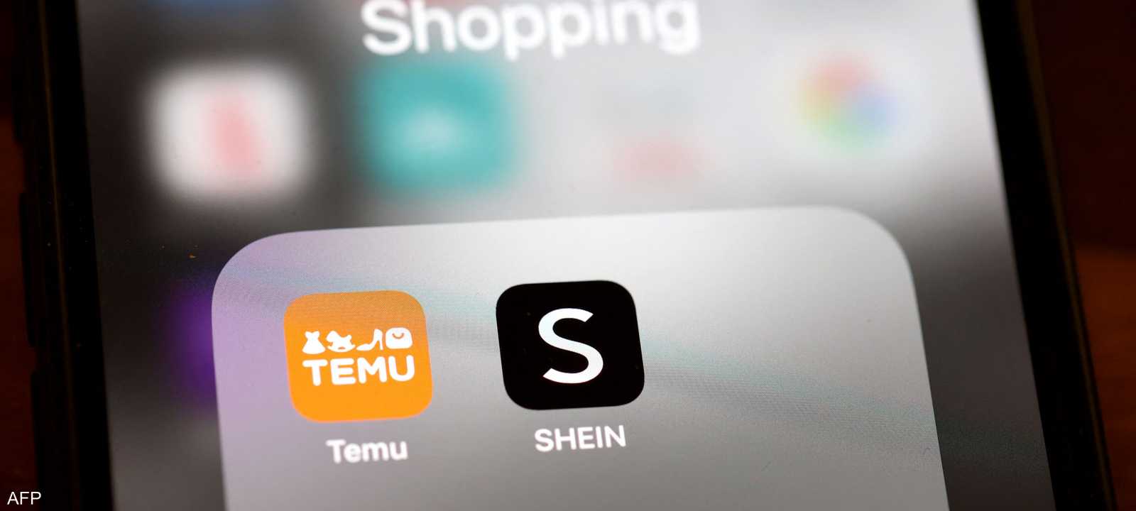 تطبيقات الشركات المملوكة للصين Shein وTemu