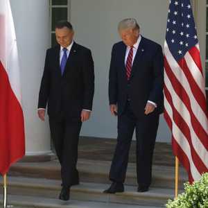 لقاء ترامب والرئيس البولندي