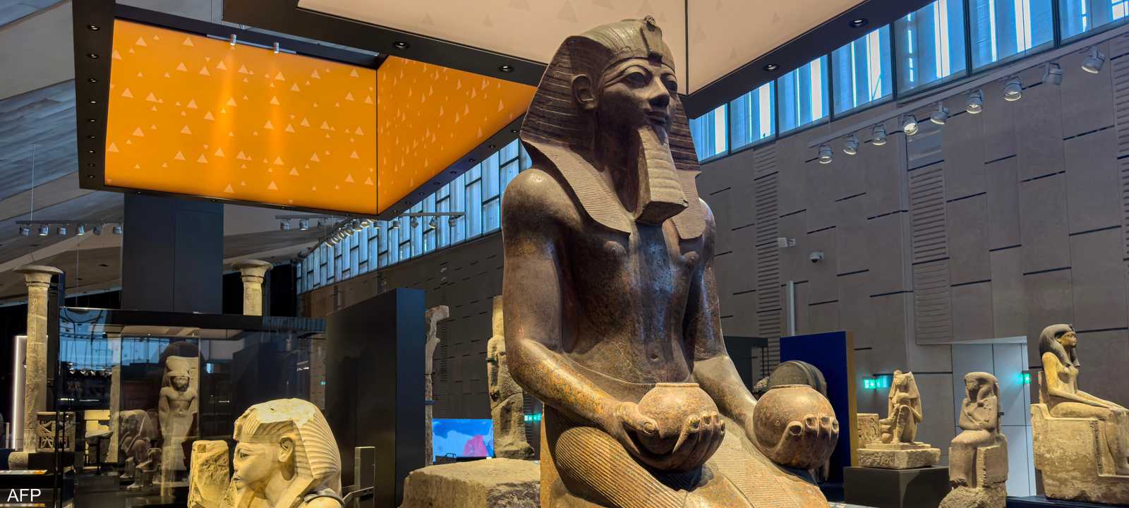 جانب من المتحف المصري الكبير