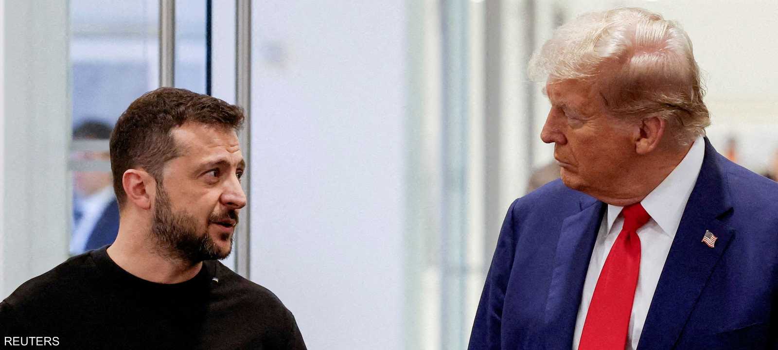 أرشيفية للرئيسين الأميركي والأوكراني