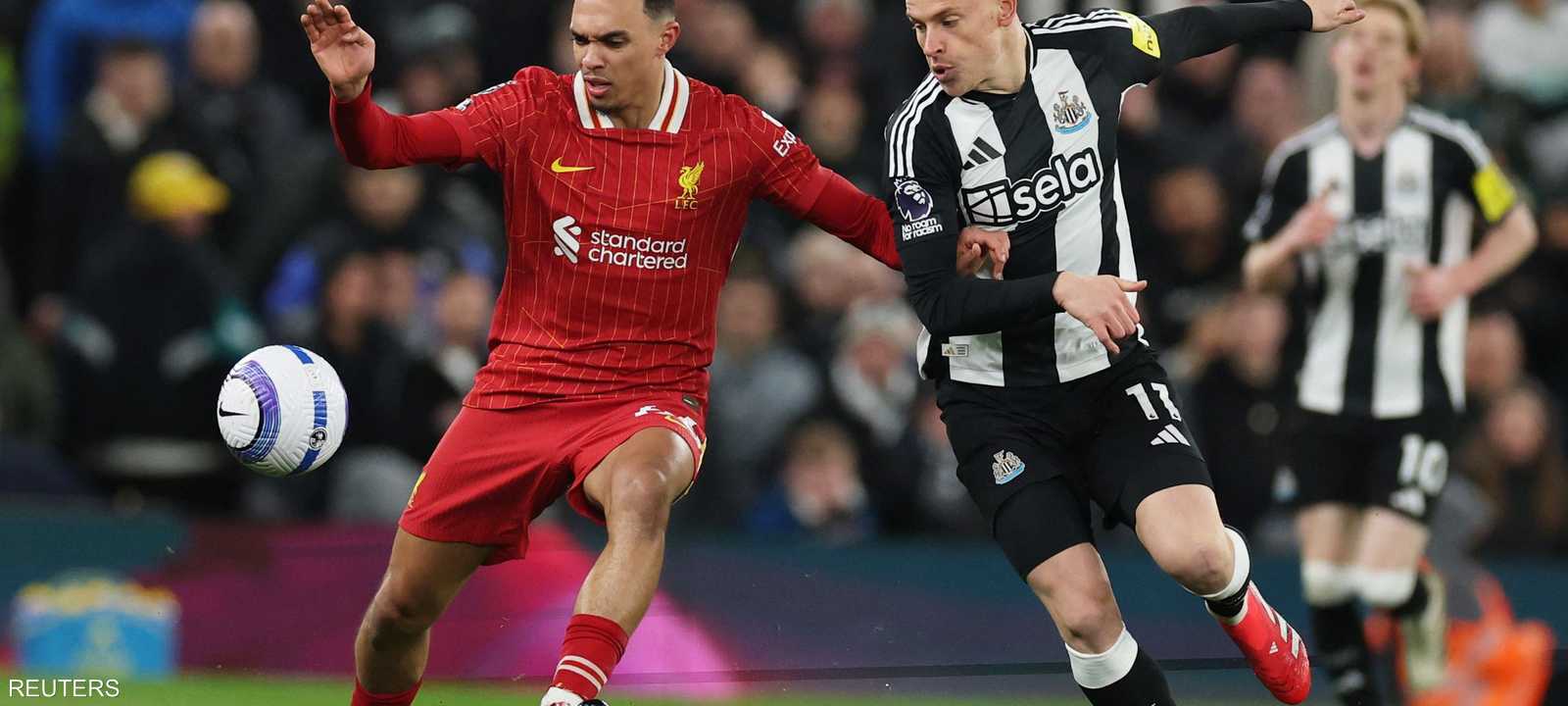 من المباراة بين الفريقين