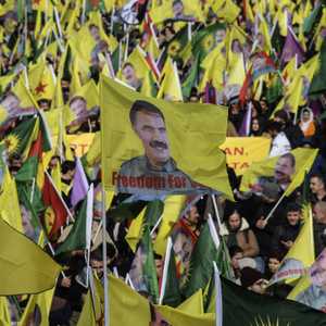 مؤيدون للزعيم الكردي عبد الله أوجلان.. أرشيفية