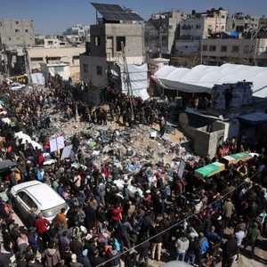 مخيم الشاطئ للاجئين الفلسطينيين شمال غزة