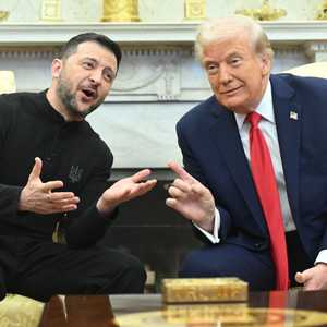 دونالد ترامب وفولوديمير زيلينسكي