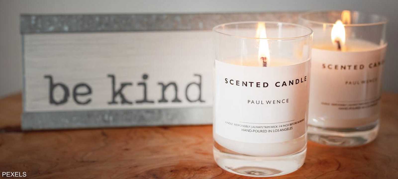 مخاطر للشموع المعطرة