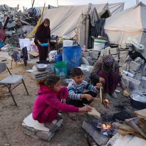 وجبة إفطار في بيت لاهيا في شمال قطاع غزة