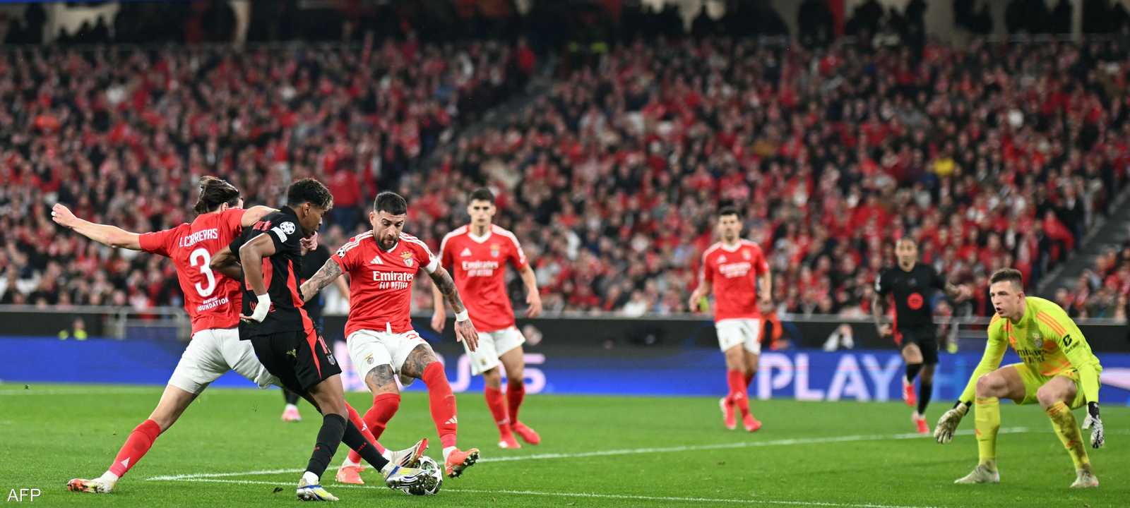 جانب من المباراة