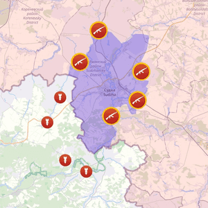 الخرائط تظهر انعزال قوات أوكرانية داخل روسيا
