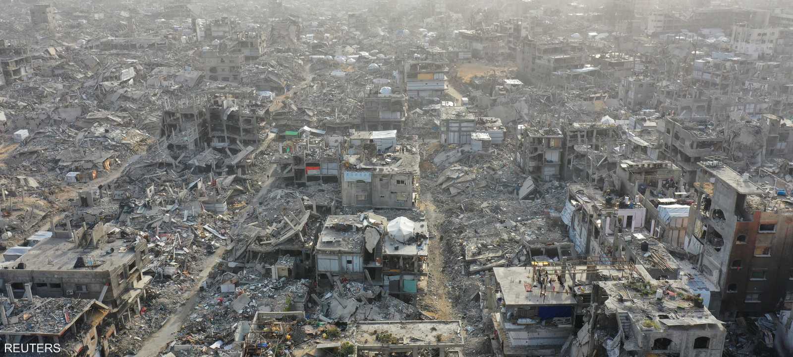 دمار كبير في قطاع غزة.. أرشيفية