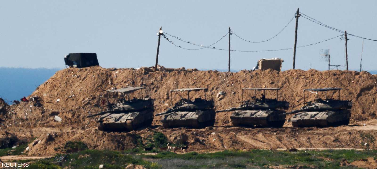 دبابات إسرائيلية في غزة.. أرشيفية