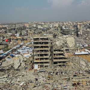 آثار الدمار الكبير في قطاع غزة.. أرشيفية