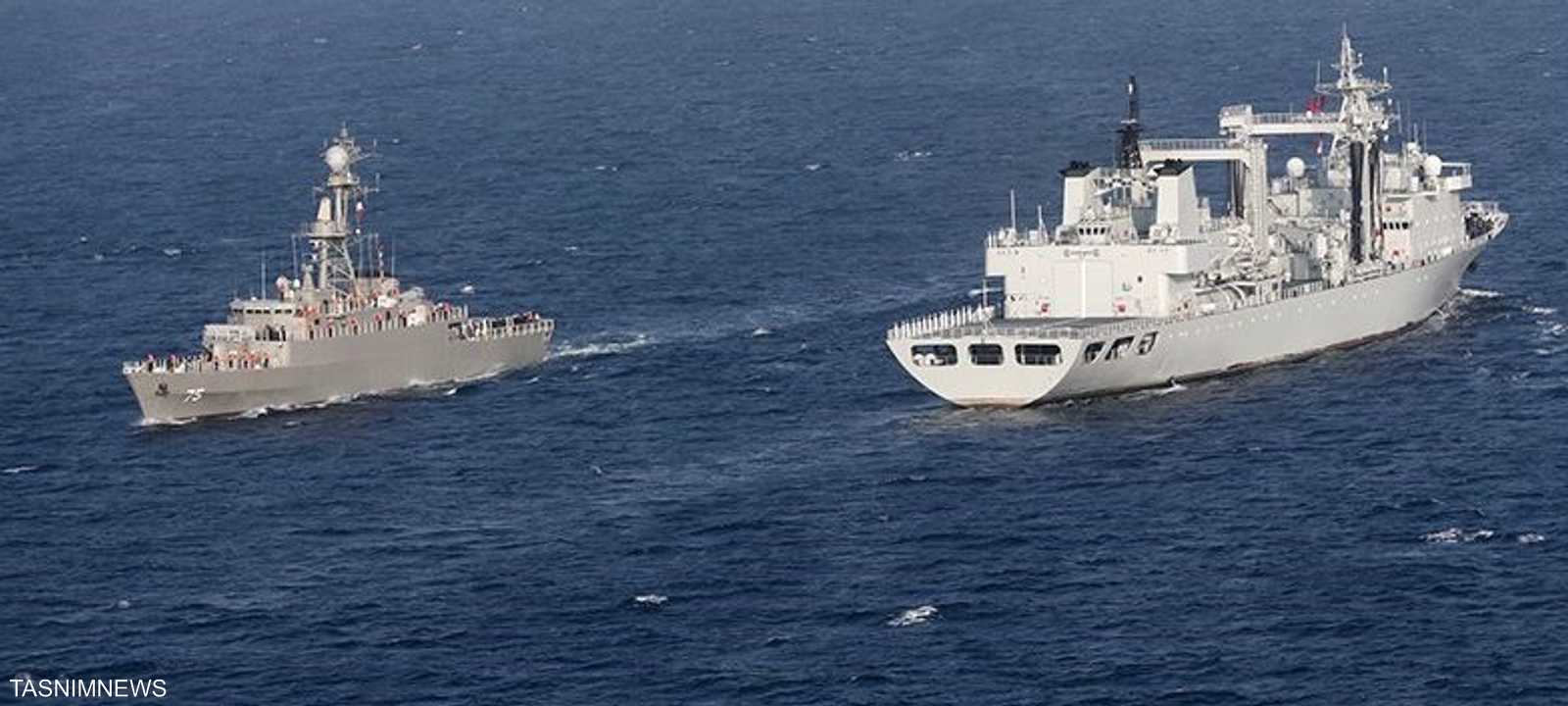 تجري التدريبات في المنطقة الشمالية من المحيط الهندي