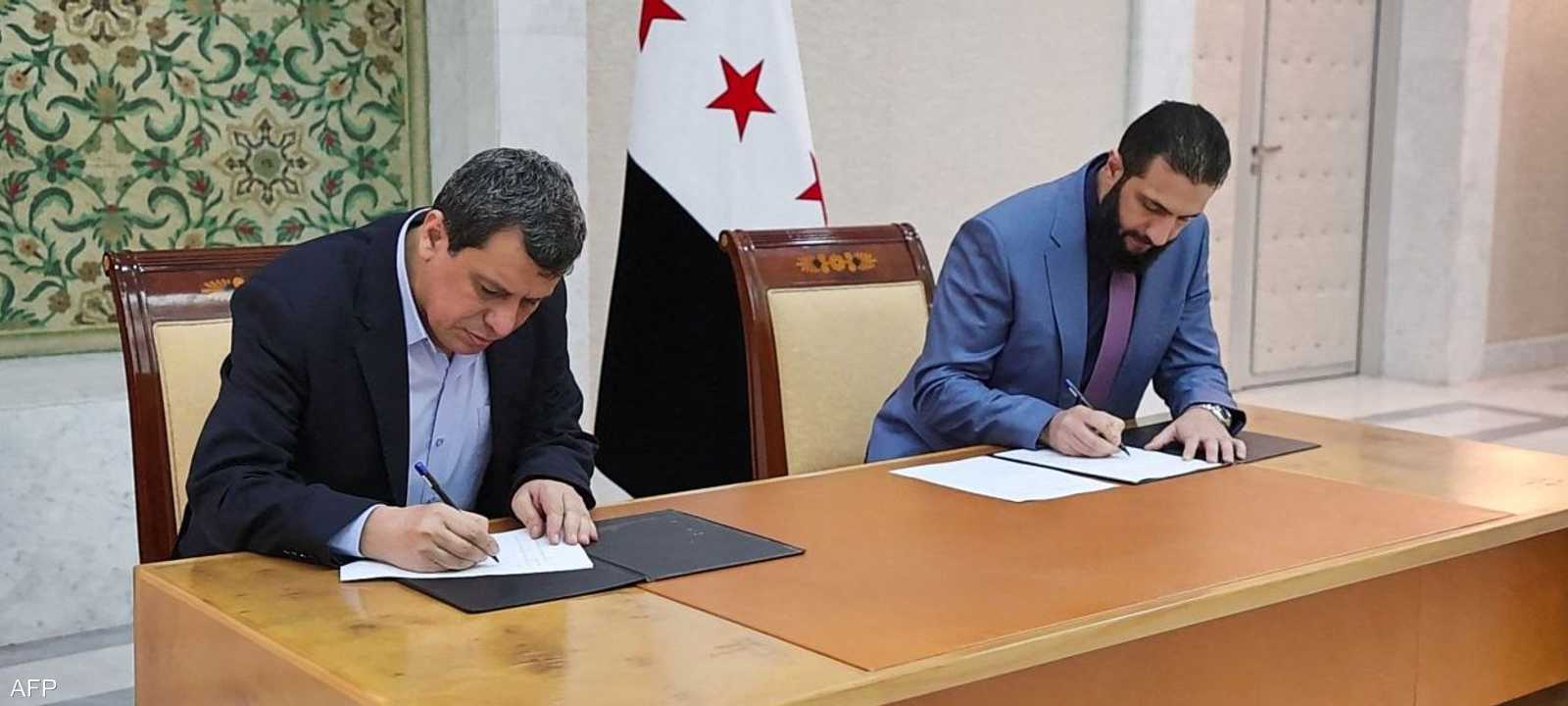 أحمد الشرع ومظلوم عبدي