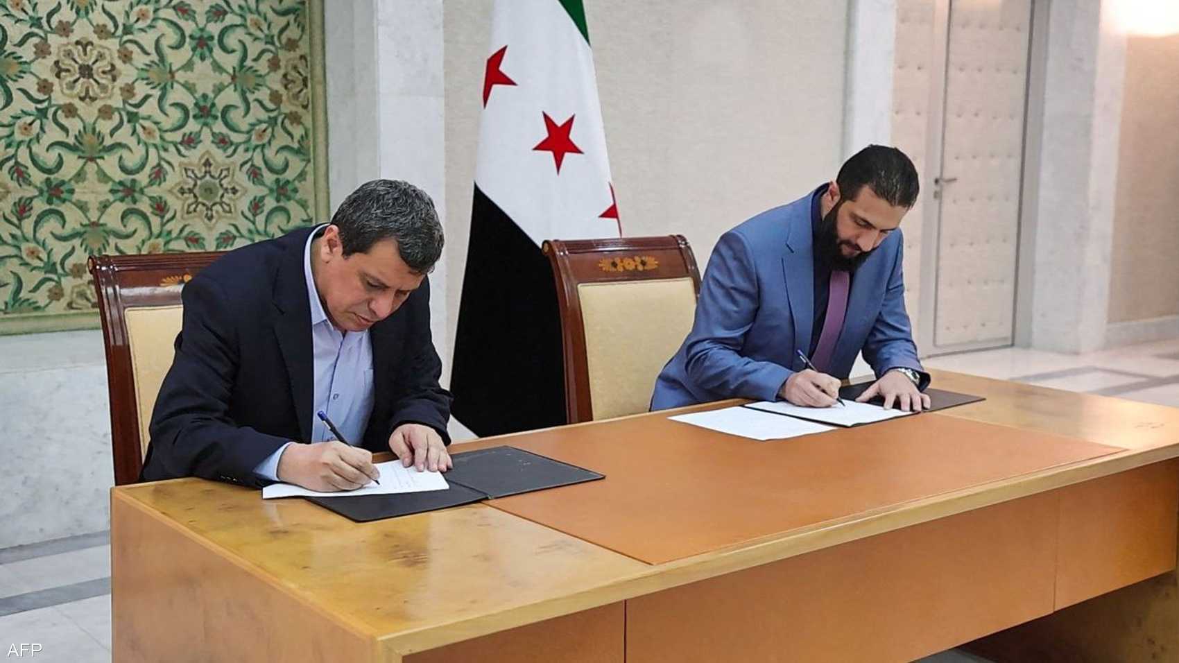 أحمد الشرع ومظلوم عبدي