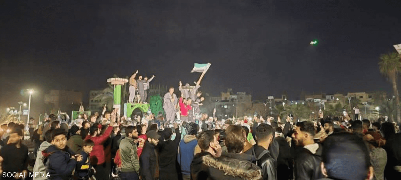 احتفالات دير الزور فرحاً بالاتفاق