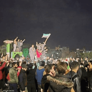 احتفالات دير الزور فرحاً بالاتفاق