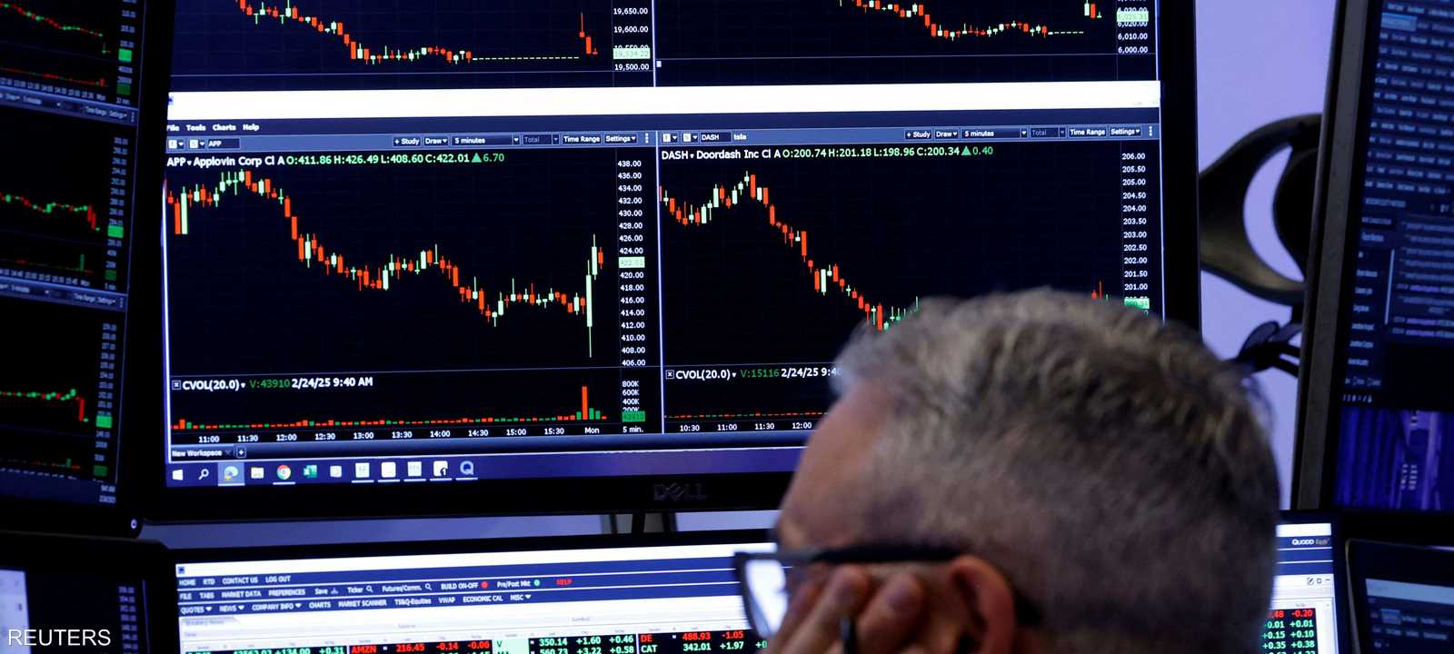 خسائر تاريخية في وول ستريت تتجاوز حجم اقتصاد بريطانيا