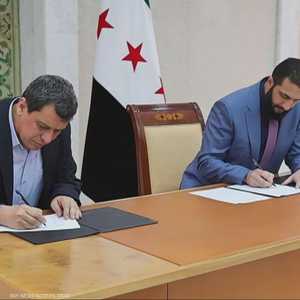 الشرع وعبدي يوقعان اتفاق دمج قسد في مؤسسات الدولة