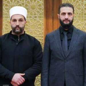 أرشيفية للقاء سابق بين الشرع والبلعوس ضمن وفد درزي