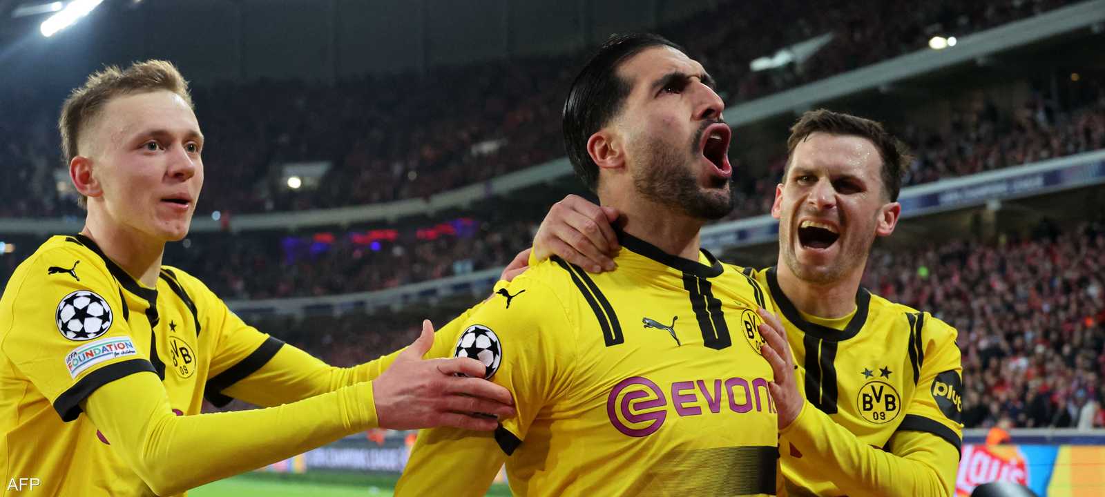 اقتنص دورتموند انتصارا ثمينا على ليل الفرنسي