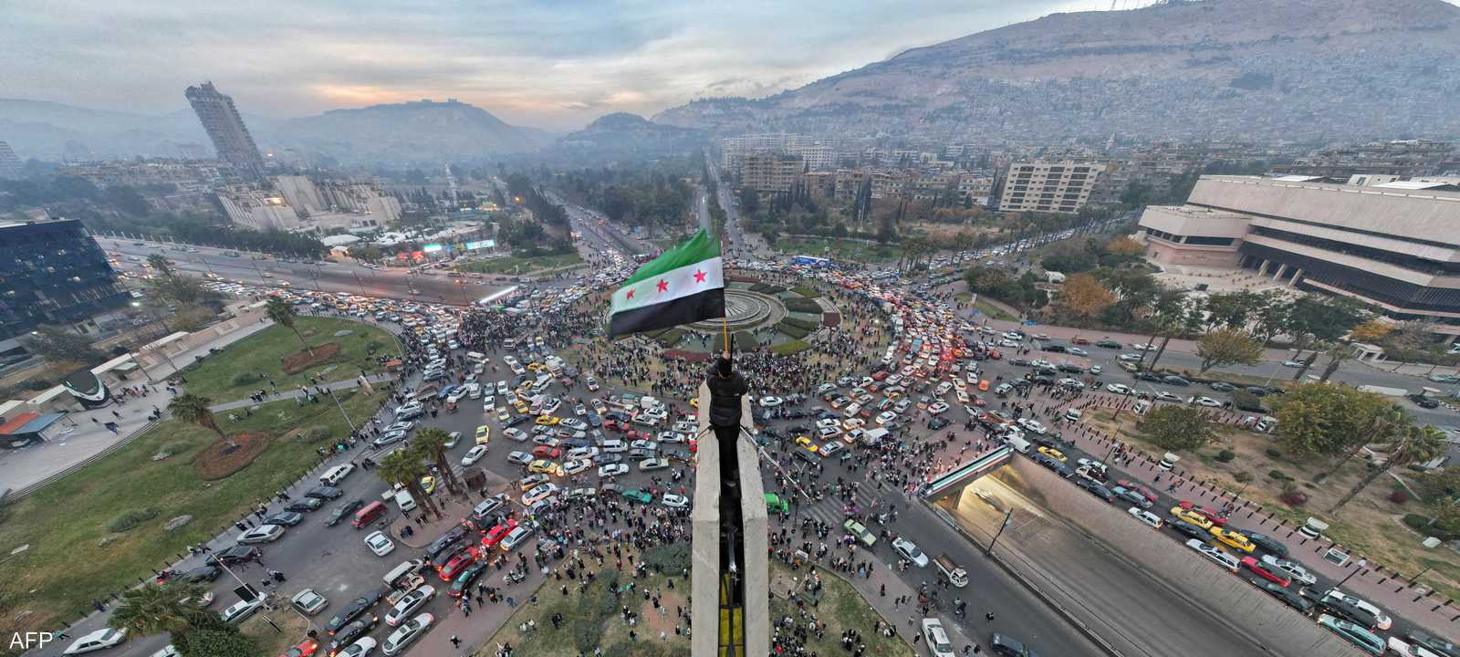 أرشيفية لساحة الأمويين في العاصمة السورية دمشق