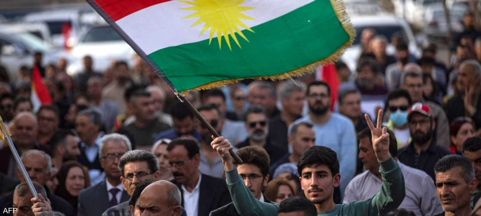 جانب من تظاهرات القامشلي