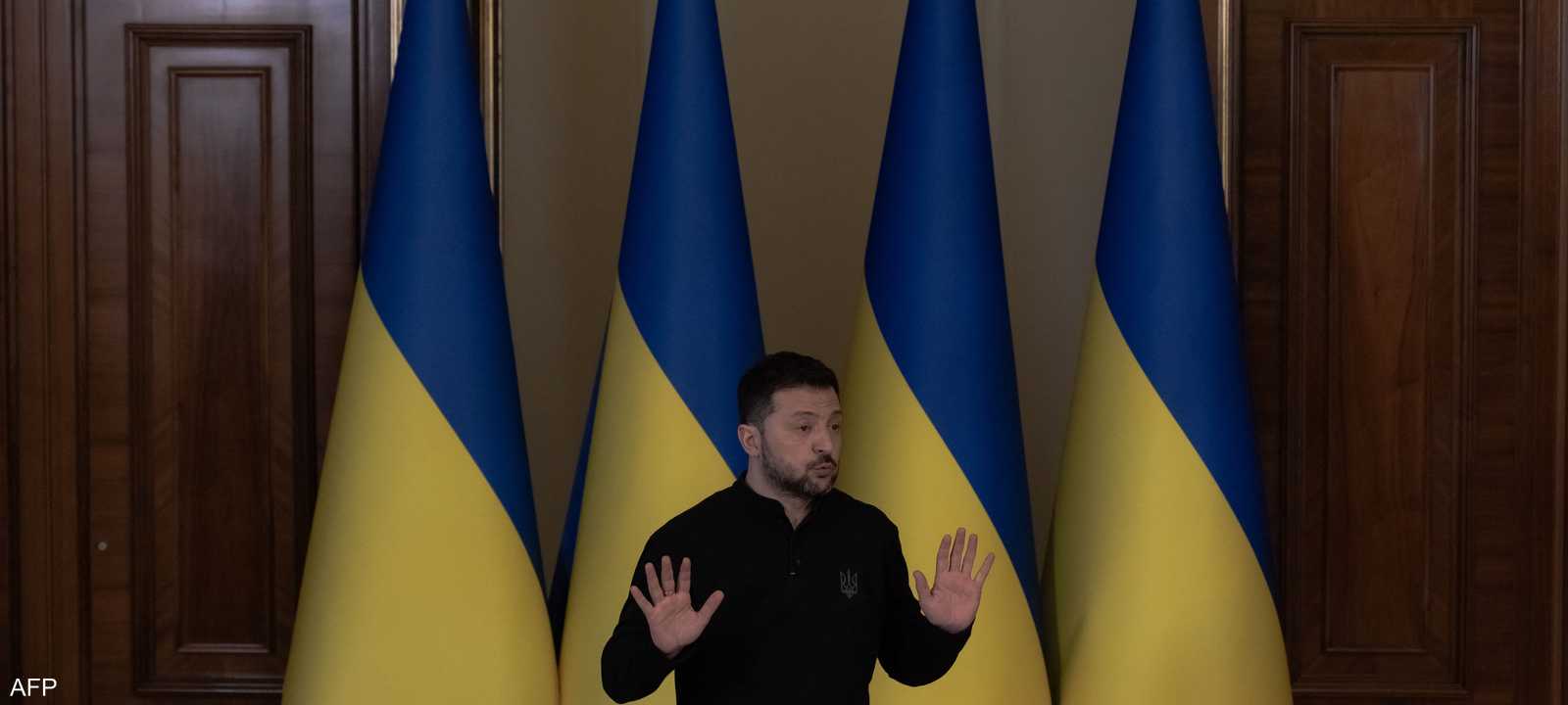 الرئيس الأوكراني فولوديمير زيلينسكي
