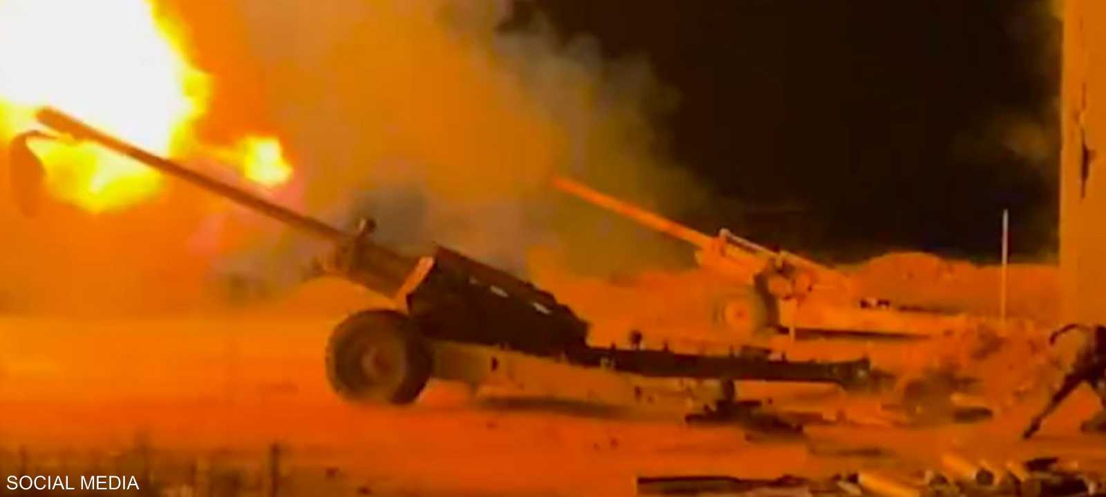 الجيش السوري يقصف مواقع لحزب الله