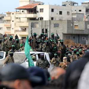 أرشيفية لمقاتلين في حركة "حماس"