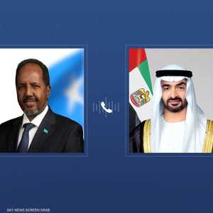 رئيس دولة الإمارات يجري اتصالا هاتفيا مع الرئيس الصومالي